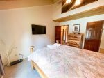Mammoth Lakes Vacation Rental Sunrise 29 - Master Bedroom Has a Flatscreen TV